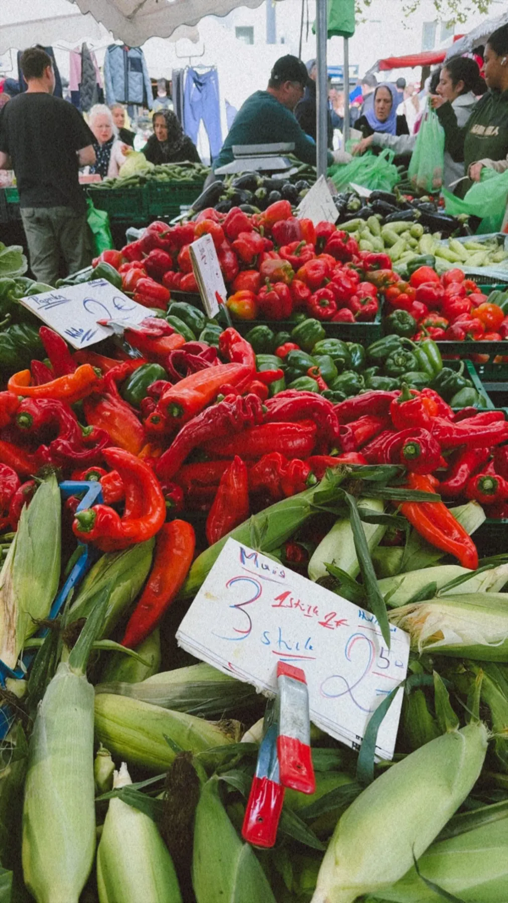 Frische Zutaten vom Markt